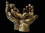 Angel Cupped in Hands